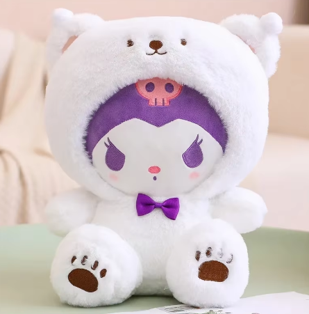 Peluche kuromi lana blanca y no voy a hacer ninguna referencia